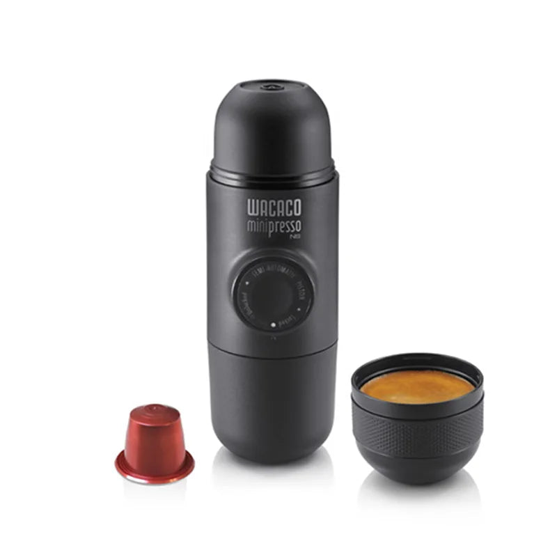 Minipresso NS – Portable Espresso Maker for NS Capsules | Compact Travel Coffee Machine