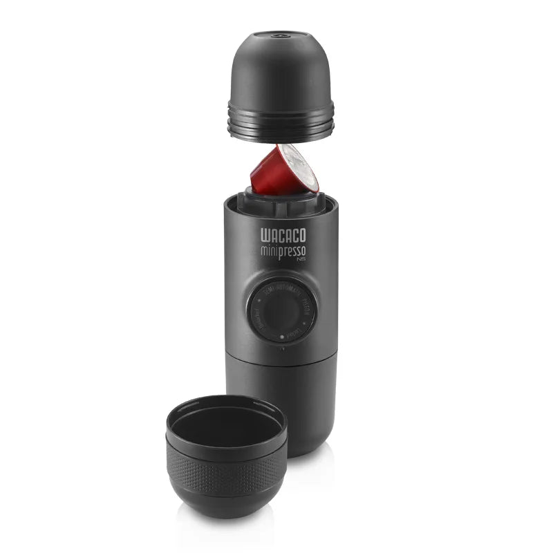 Minipresso NS – Portable Espresso Maker for NS Capsules | Compact Travel Coffee Machine
