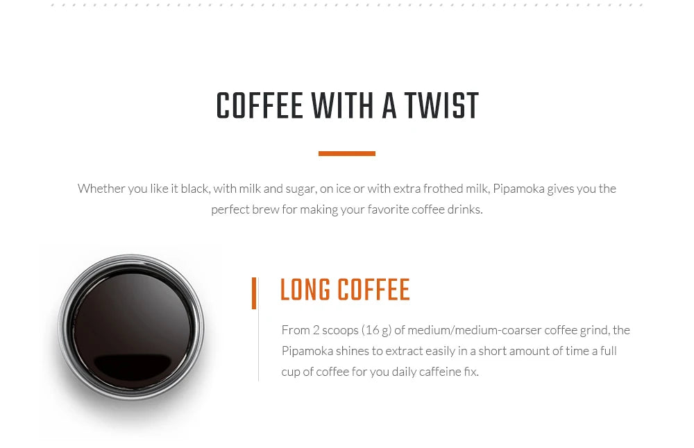 Pipamoka – All-in-One Portable Coffee Maker | Vacuum Pressure Brewer with Insulated Travel Mug