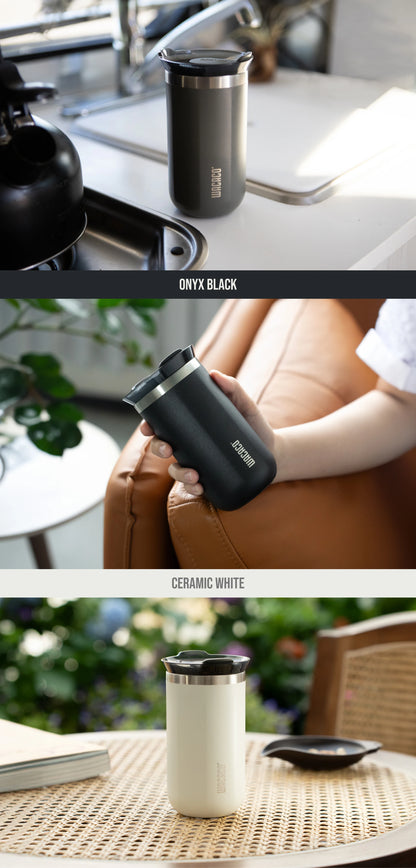 Octaroma – Vacuum Insulated Travel Mug | Double-Wall Stainless Steel, 6/10/15 oz