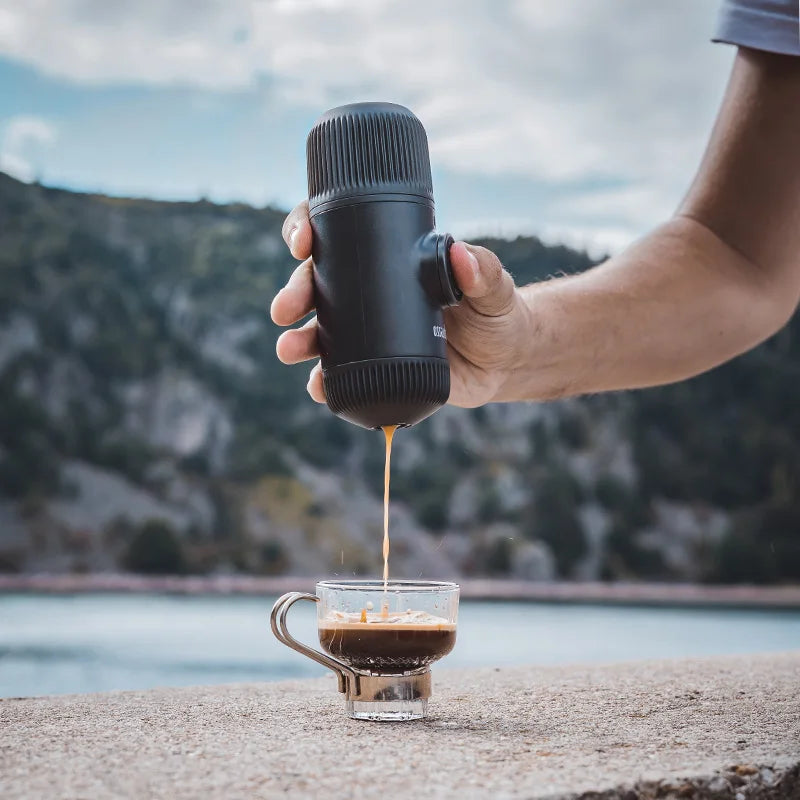 Nanopresso + NS Adapter – Compact Travel Espresso Maker | Enjoy Coffee On the Go