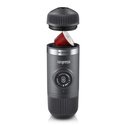 Nanopresso + NS Adapter – Compact Travel Espresso Maker | Enjoy Coffee On the Go
