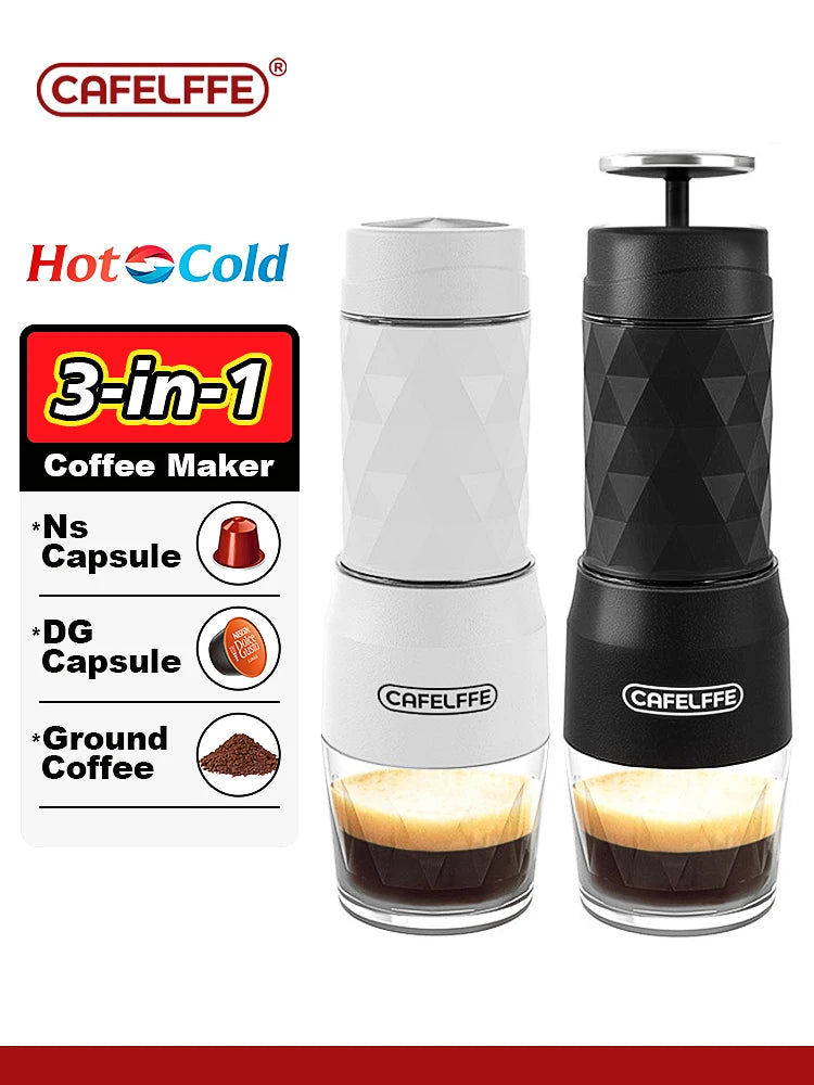 Cafelffe 3-in-1 Portable Espresso Maker